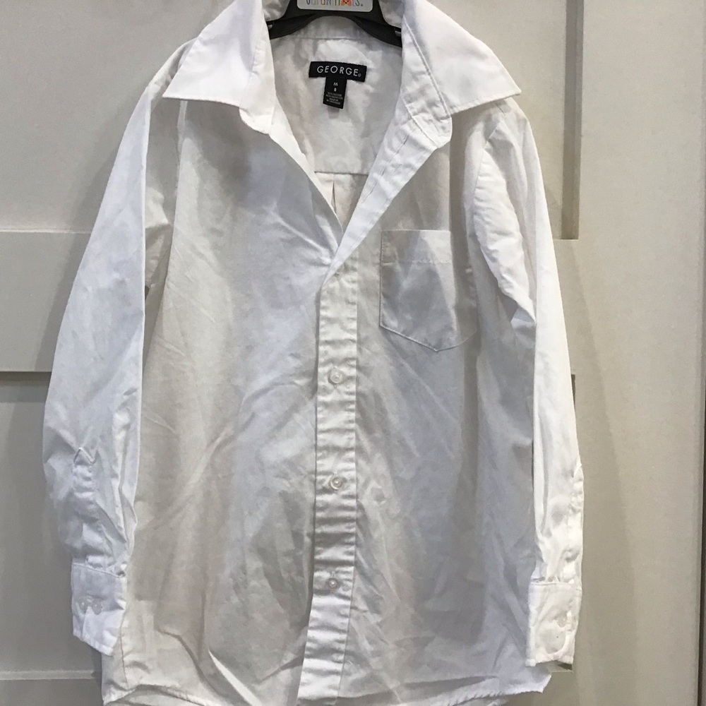 Boys George Kids' White Button Down Shirt